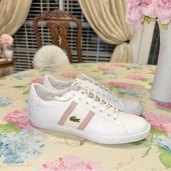 Lacoste Shoes - Women’s Lacoste White Grand Vulc Casual Sneakers